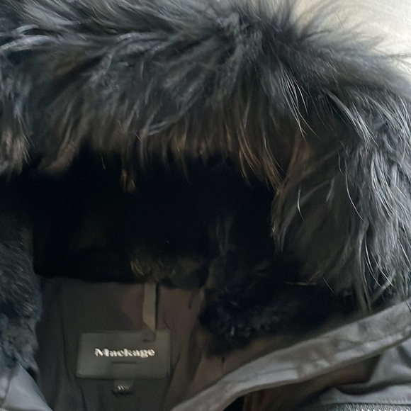 Mackage Down Coat Fur Lined Hood - Size XS - Picture 4 of 9